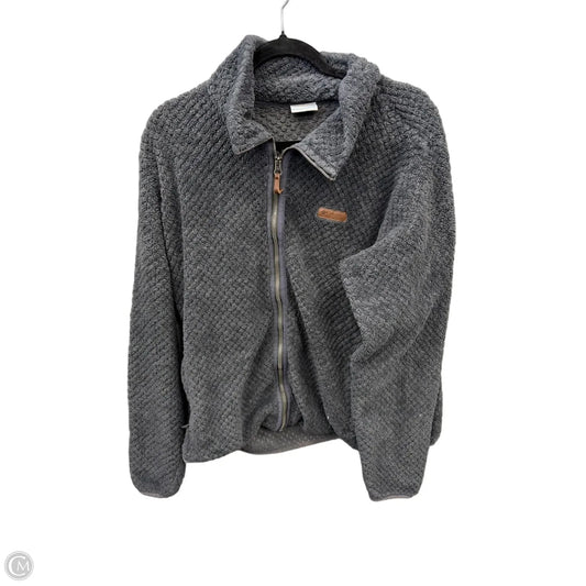 Jacket Shirt By Columbia In Grey, Size: Xxl