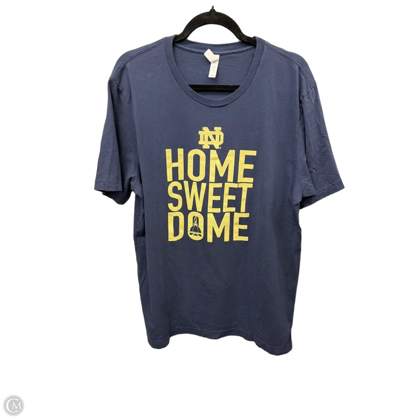 Top Short Sleeve By Canvas In Navy, Size: Xl