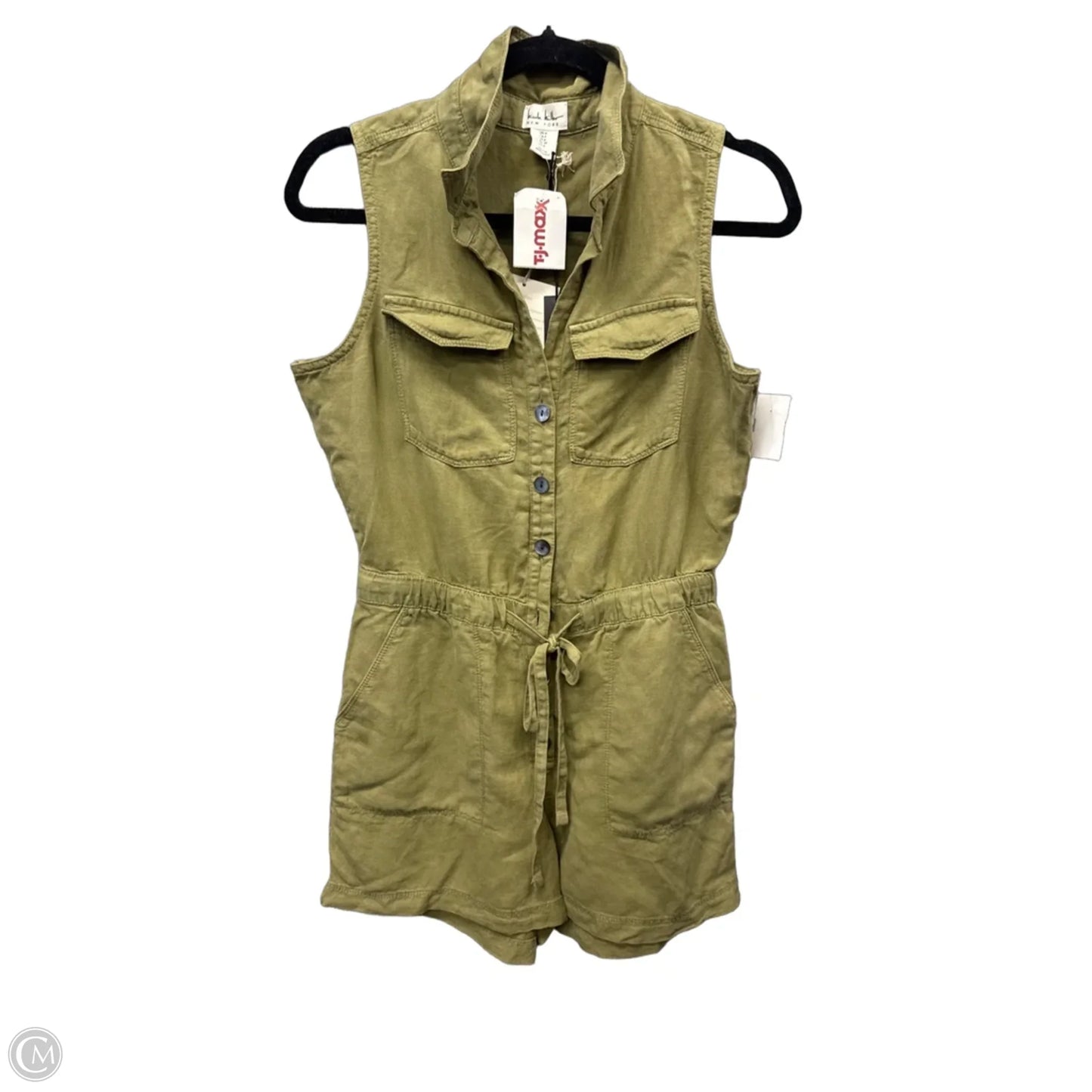 Romper By Nicole Miller In Green, Size: S