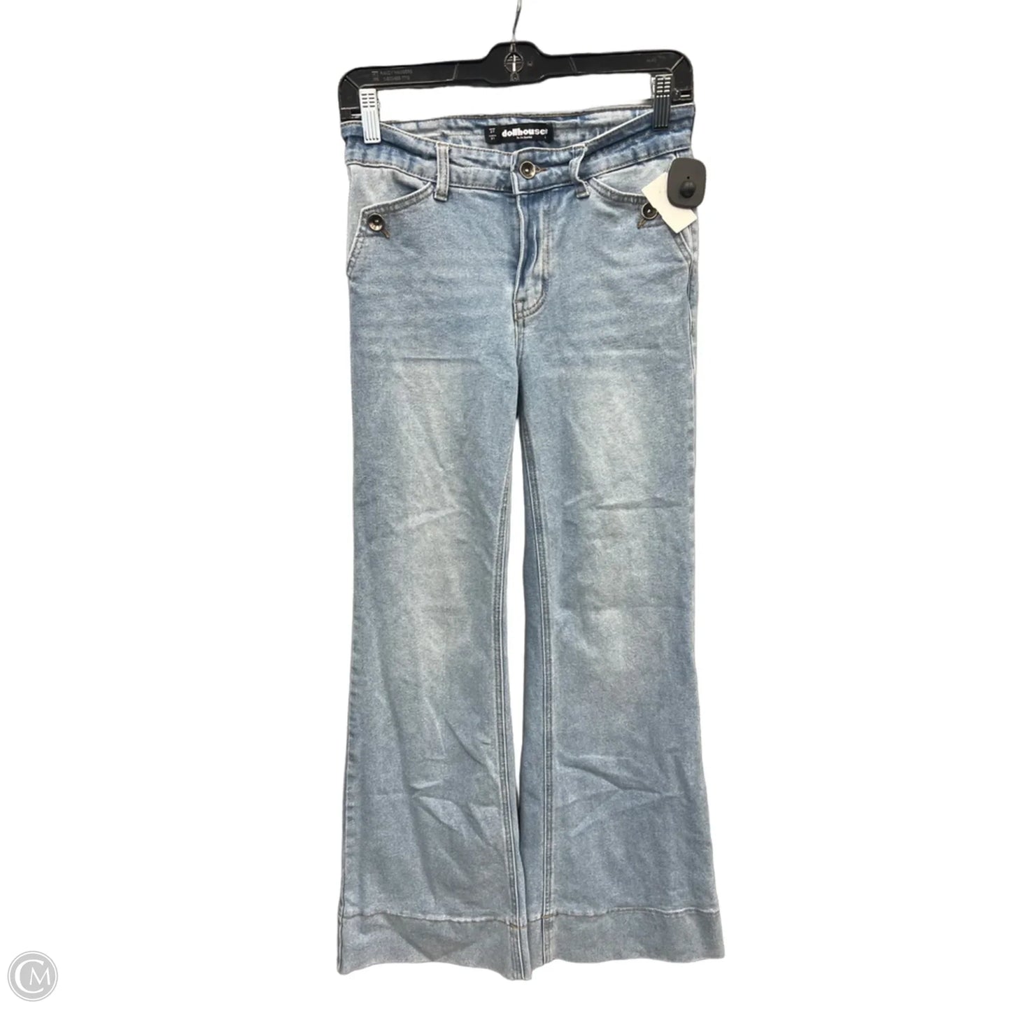 Jeans Flared By Dollhouse In Blue Denim, Size: 4