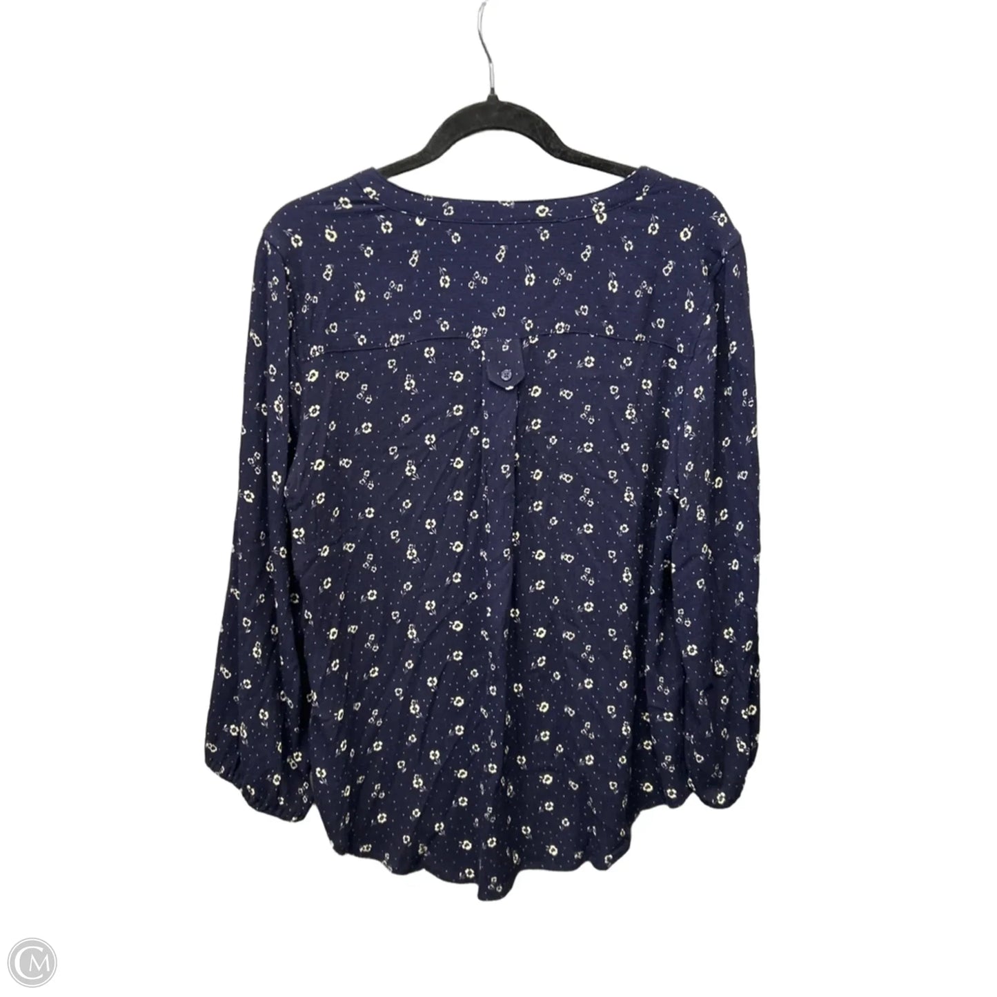 Tunic 3/4 Sleeve By Market & Spruce In Navy, Size: L