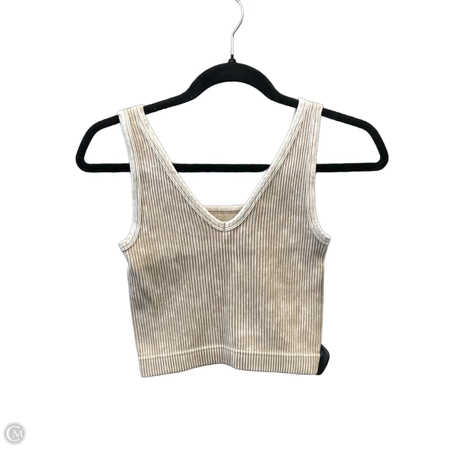 Top Sleeveless By Zenana In Beige, Size: L