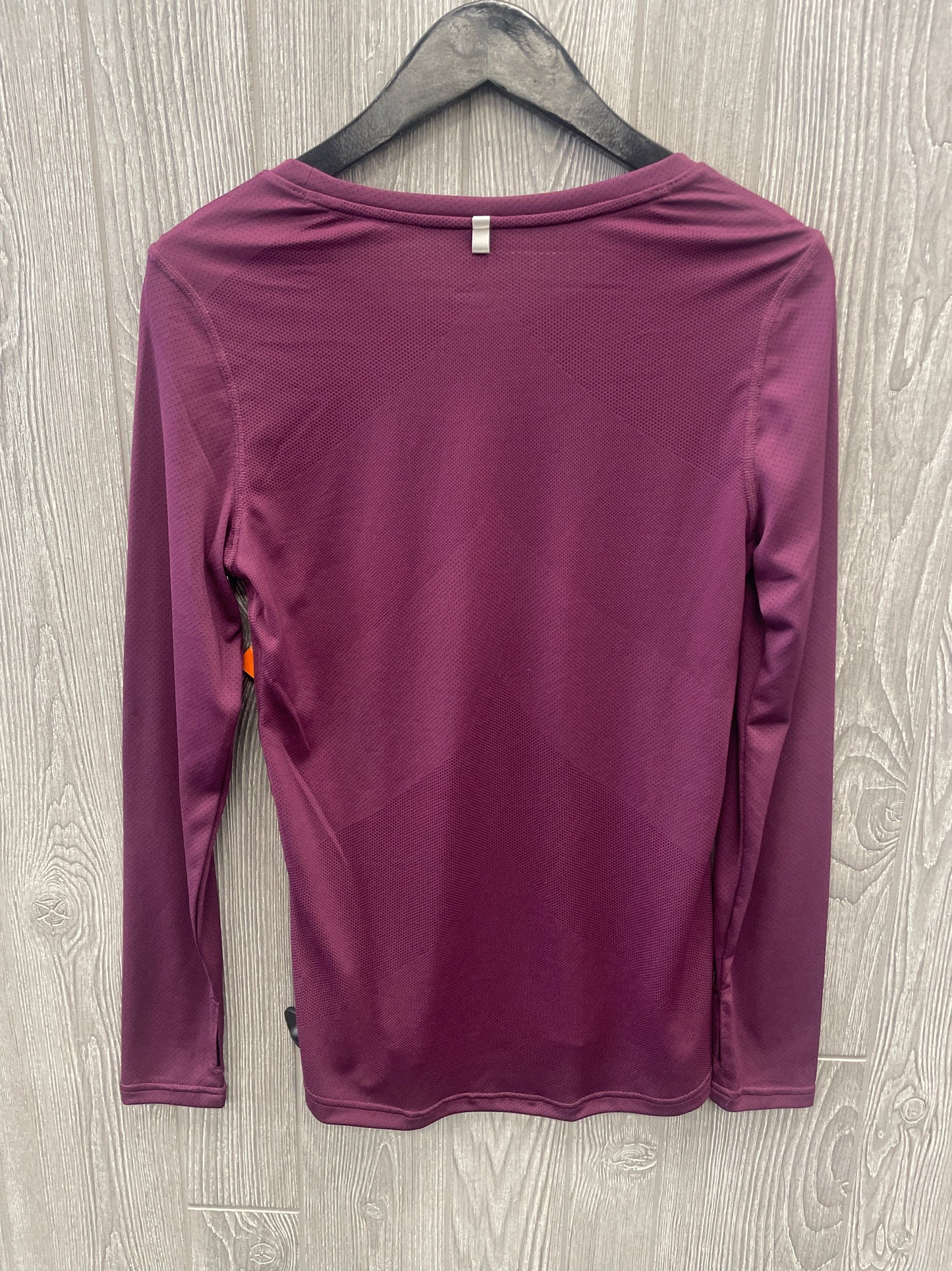 Athletic Top Long Sleeve Crewneck By Danskin Now In Purple, Size: S