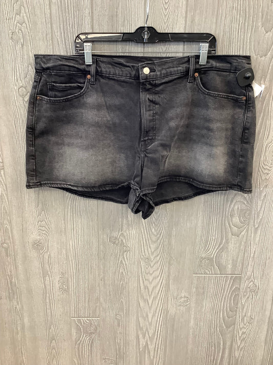 Black Denim Shorts Old Navy, Size 22