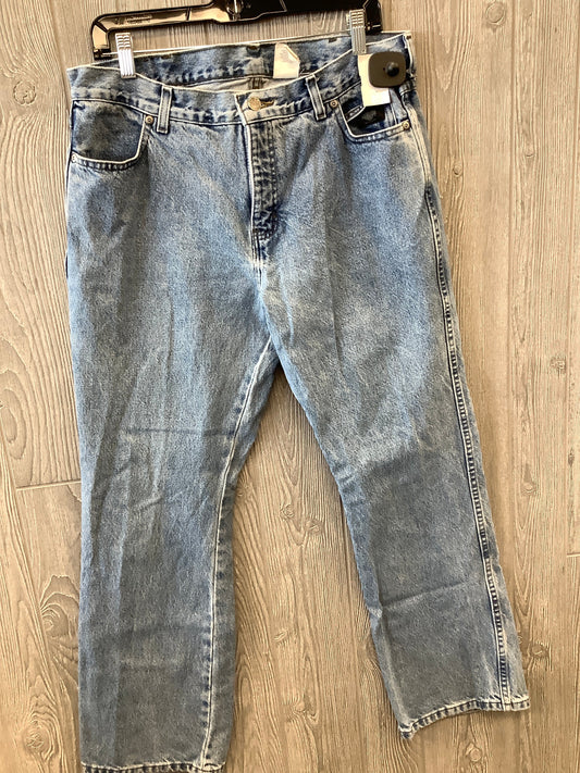 Blue Denim Jeans Straight Harley Davidson, Size 14