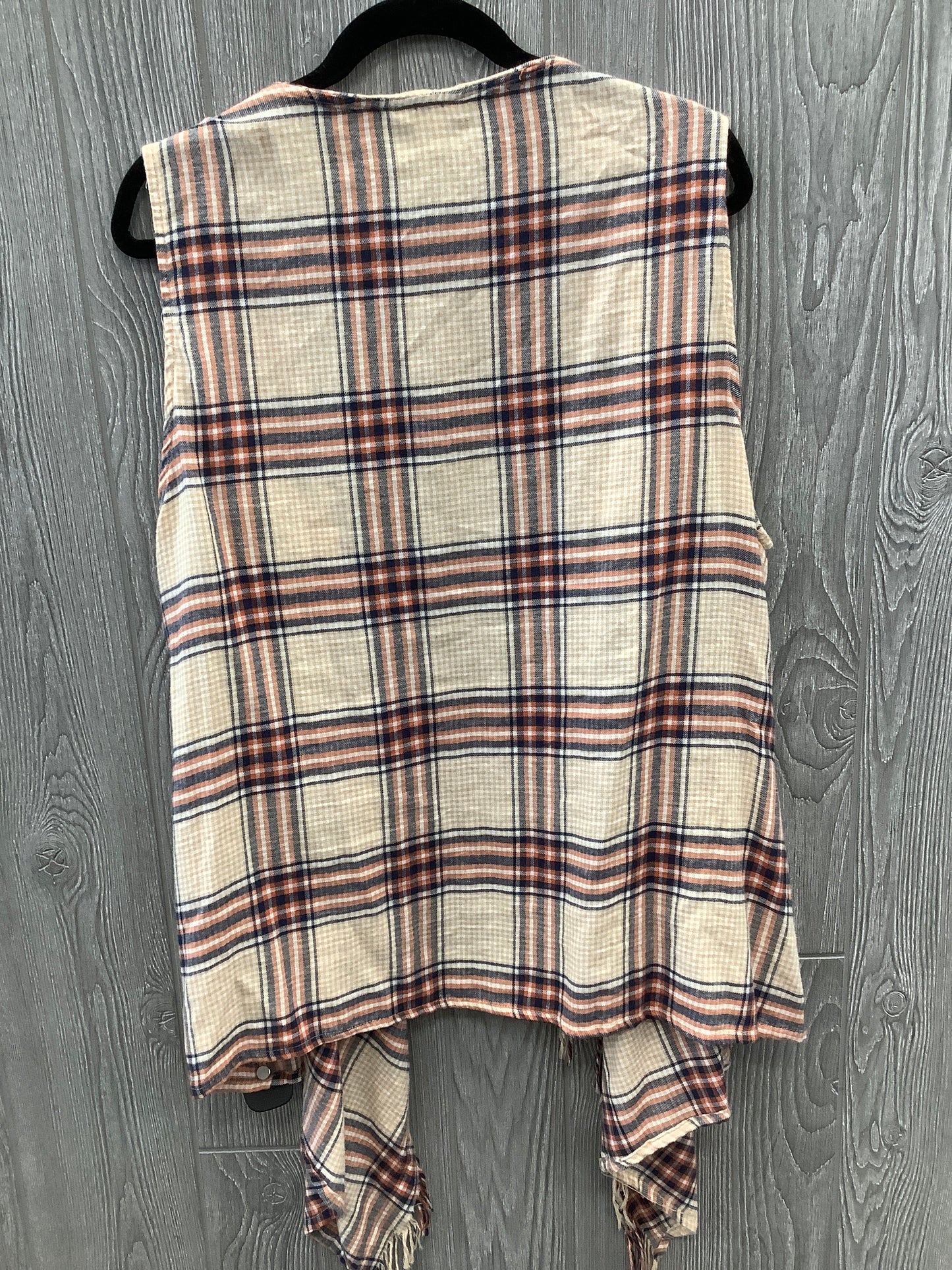 Vest Other By Cato In Plaid Pattern, Size: 3x