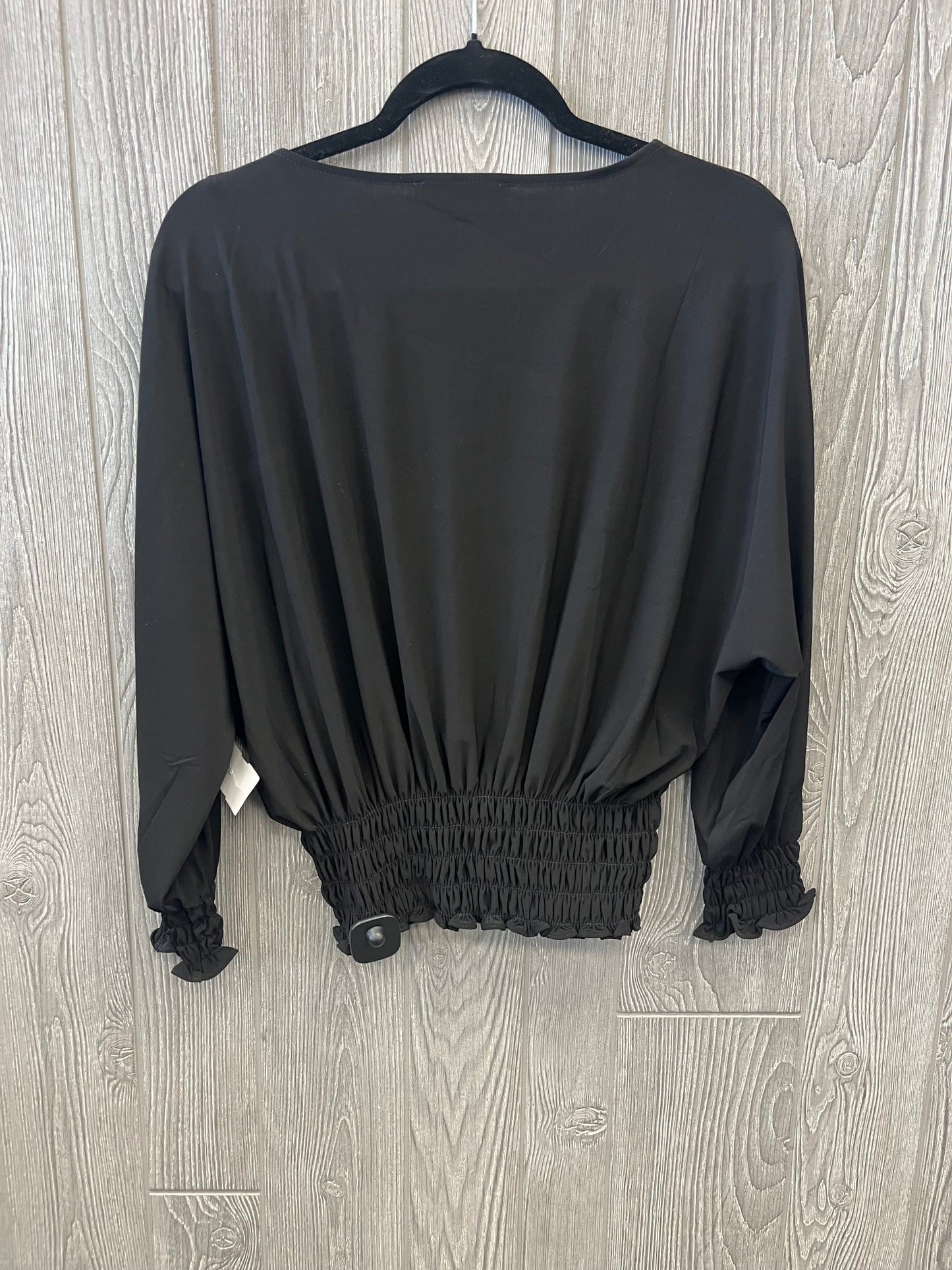 Top Long Sleeve By Philosophy In Black, Size: Xs