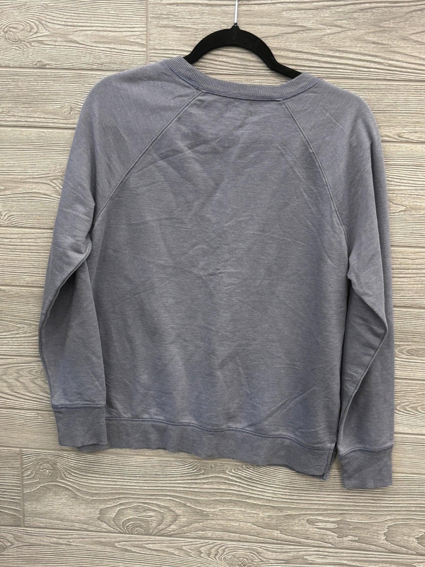 Top Long Sleeve By Aerie In Blue, Size: L