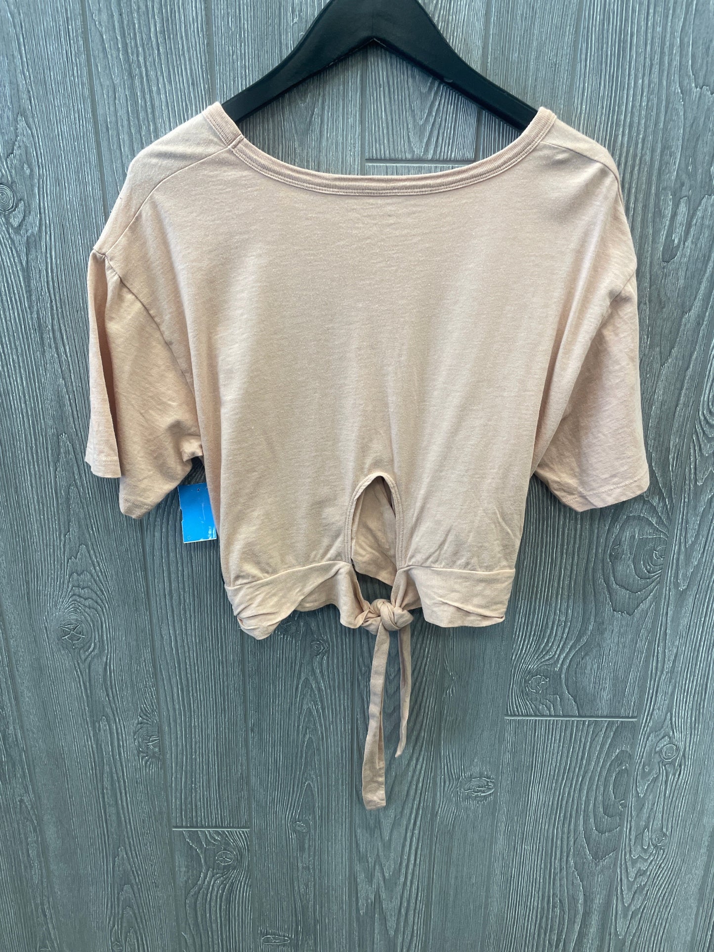 Top Short Sleeve By Aerie In Pink, Size: M