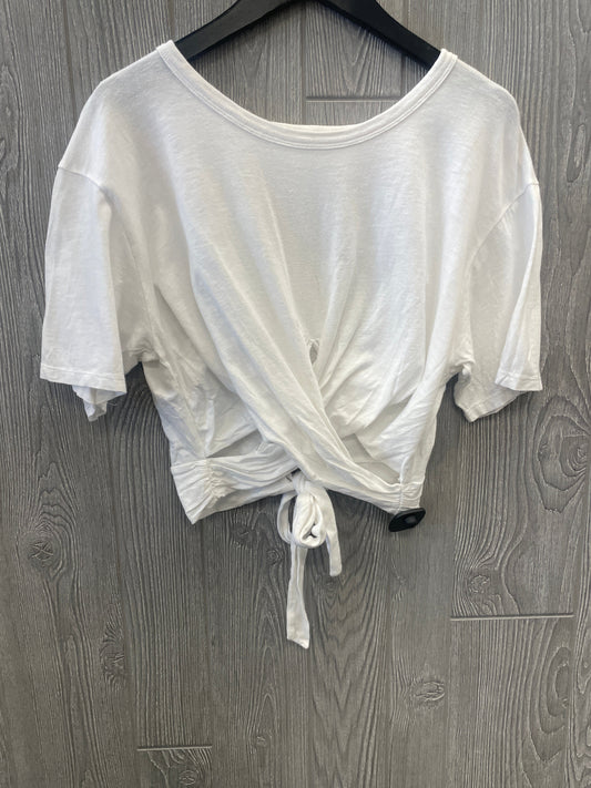 Top Short Sleeve By Aerie In White, Size: M