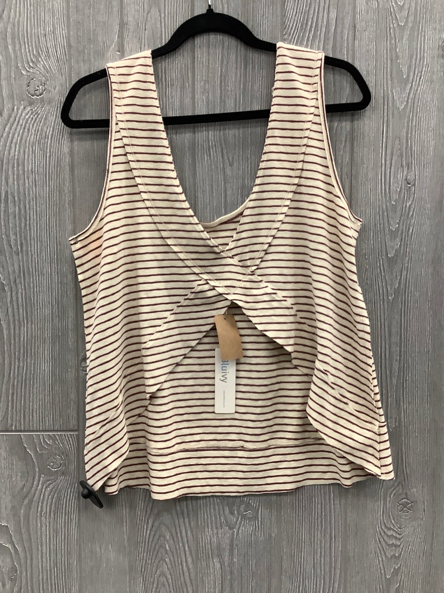 Top Sleeveless By Clothes Mentor In Striped Pattern, Size: L