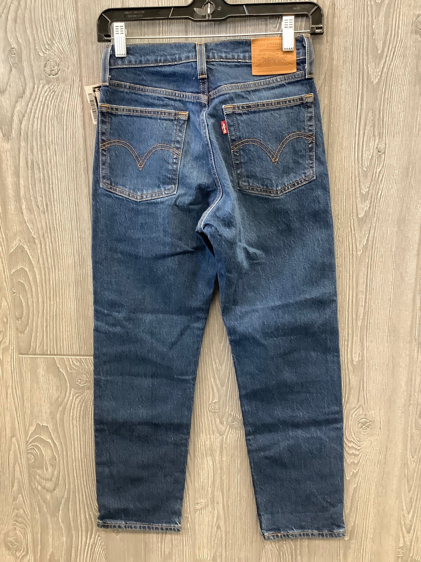 Jeans Straight By Levis In Blue Denim, Size: 0