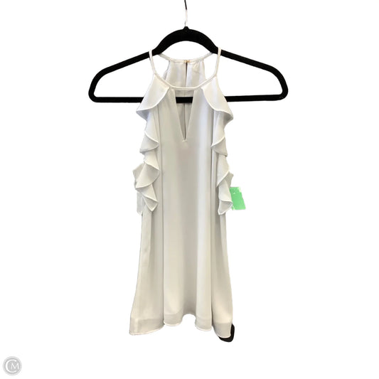 Top Sleeveless Designer By Lilly Pulitzer In White, Size: Xs