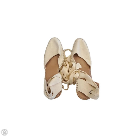 Shoes Heels Wedge By Asos In Cream, Size: 7