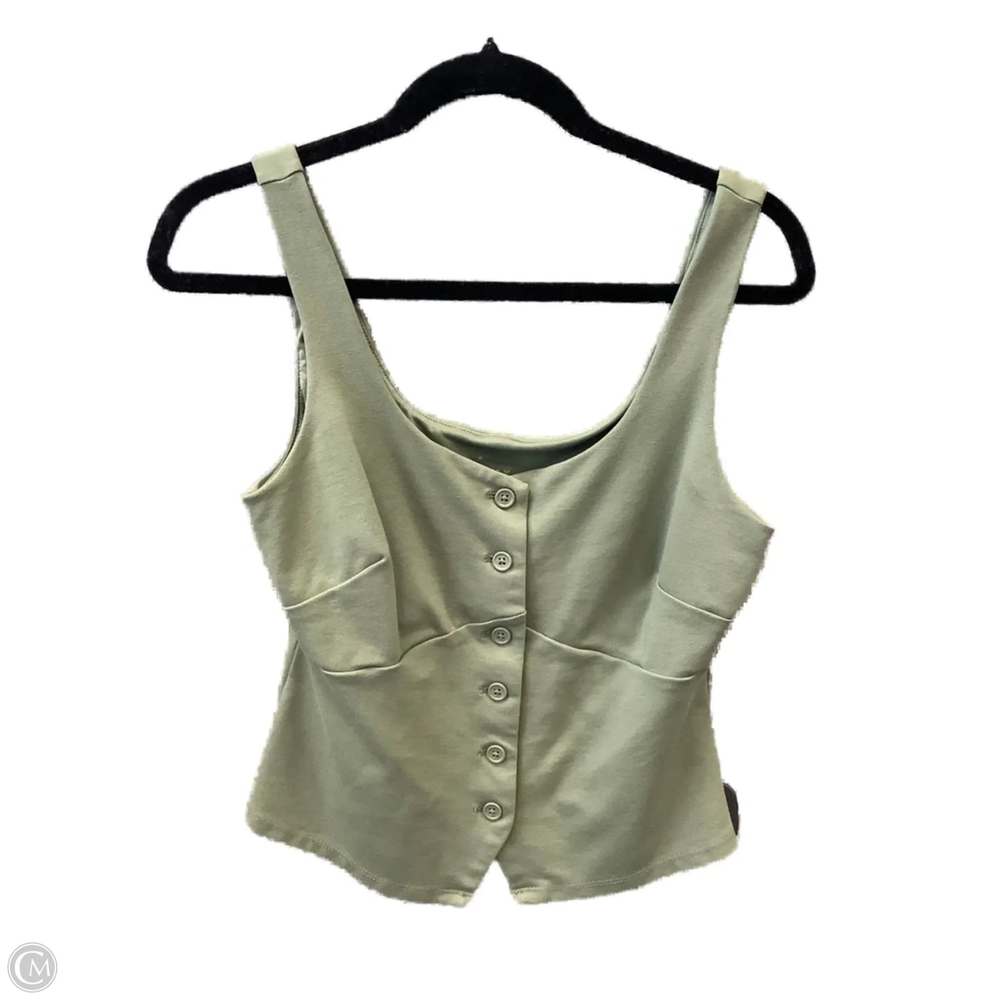Top Sleeveless By A New Day In Green, Size: S