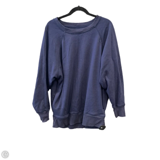 Sweatshirt Crewneck By Aerie In Navy, Size: S