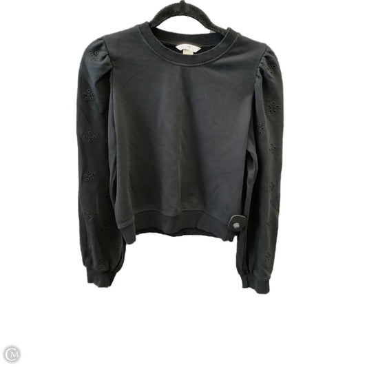 Top Long Sleeve By H&m In Black, Size: S