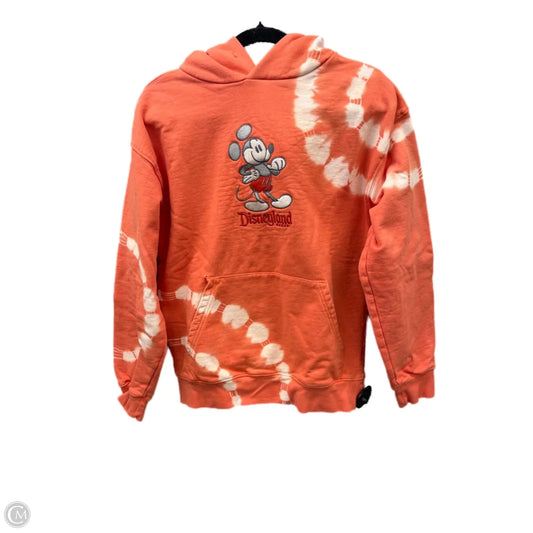 Sweatshirt Hoodie By Disney Store In Orange, Size: S