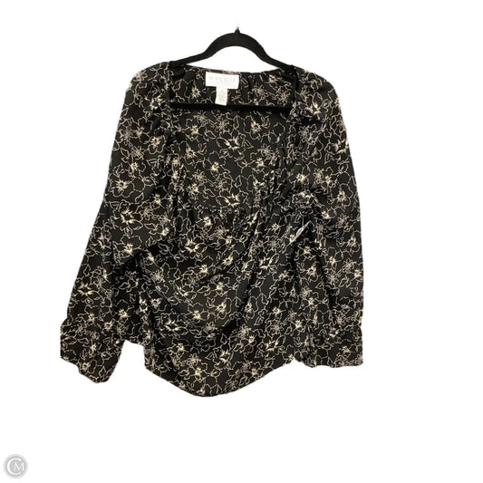 Top Long Sleeve By Maggie Mcnaughton In Floral Print, Size: 2x