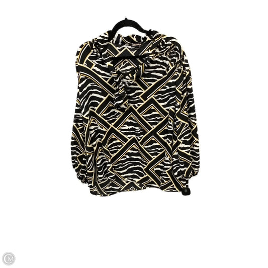 Top Long Sleeve By By Design In Black, Size: 3x