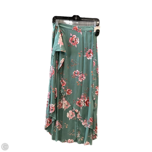 Skirt Maxi By Japna In Floral Print, Size: 4