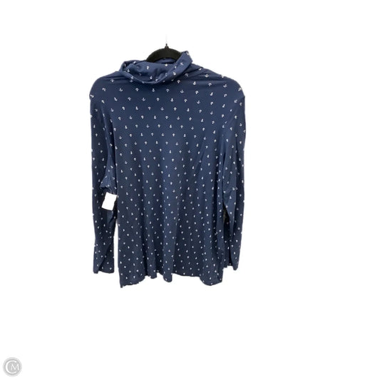 Top Long Sleeve By Lands End In Navy, Size: 2x