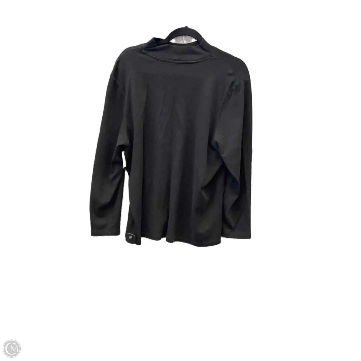 Top Long Sleeve By Cj Banks In Black, Size: 2x