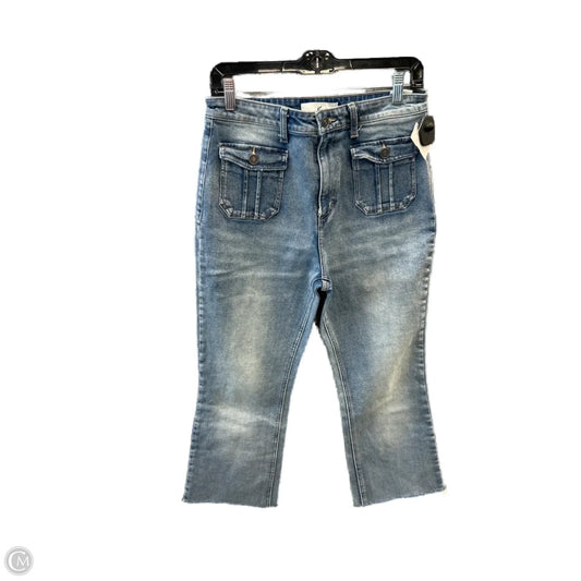Jeans Flared By Kancan In Blue Denim, Size: 6