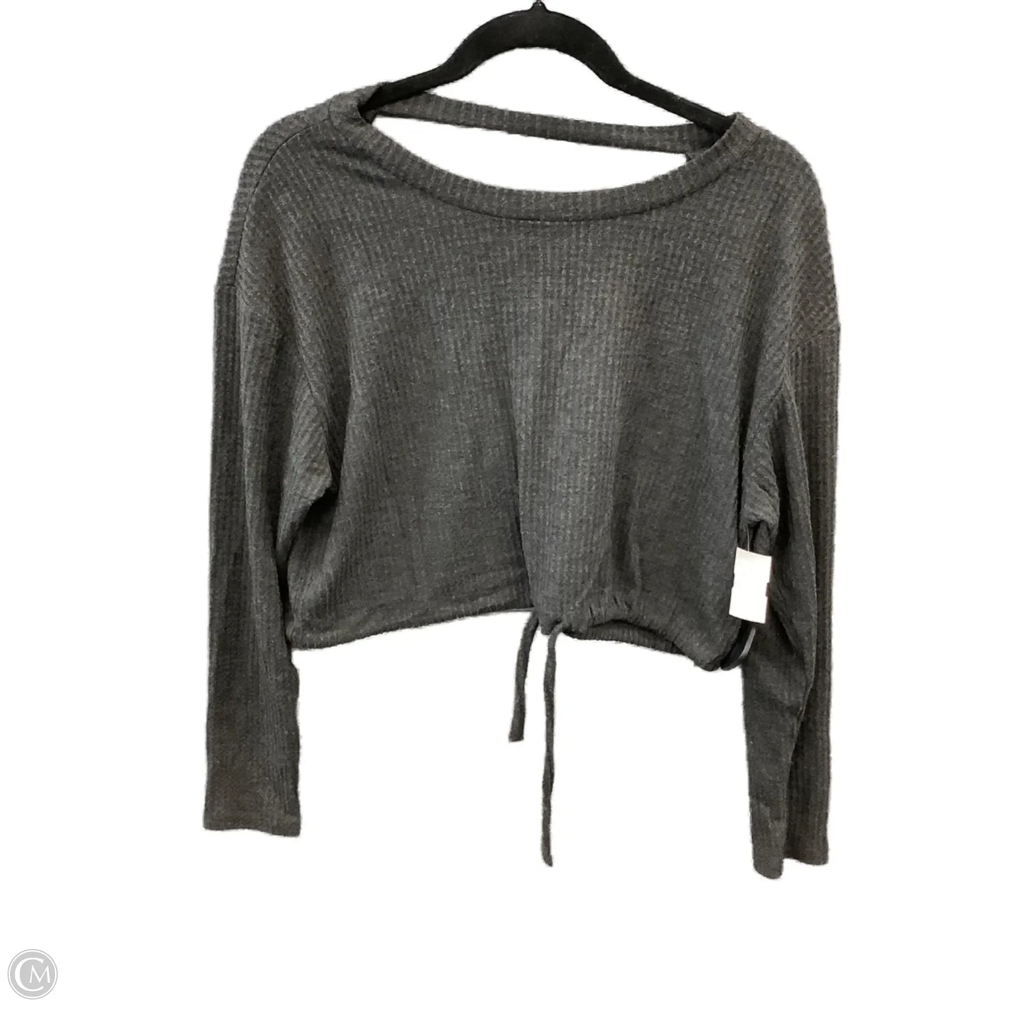 Top Long Sleeve By Aeropostale In Grey, Size: S