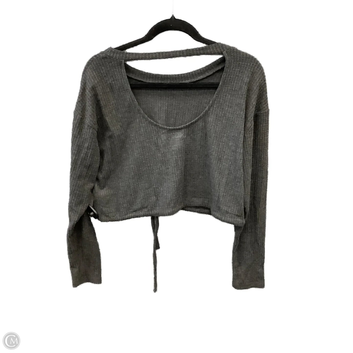 Top Long Sleeve By Aeropostale In Grey, Size: S