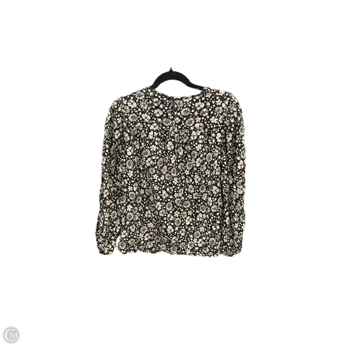 Top Long Sleeve By Who What Wear In Floral Print, Size: S