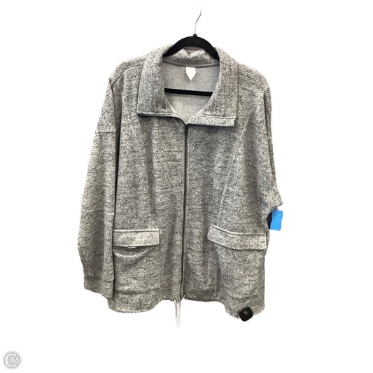 Jacket Other By Clothes Mentor In Grey, Size: 3x