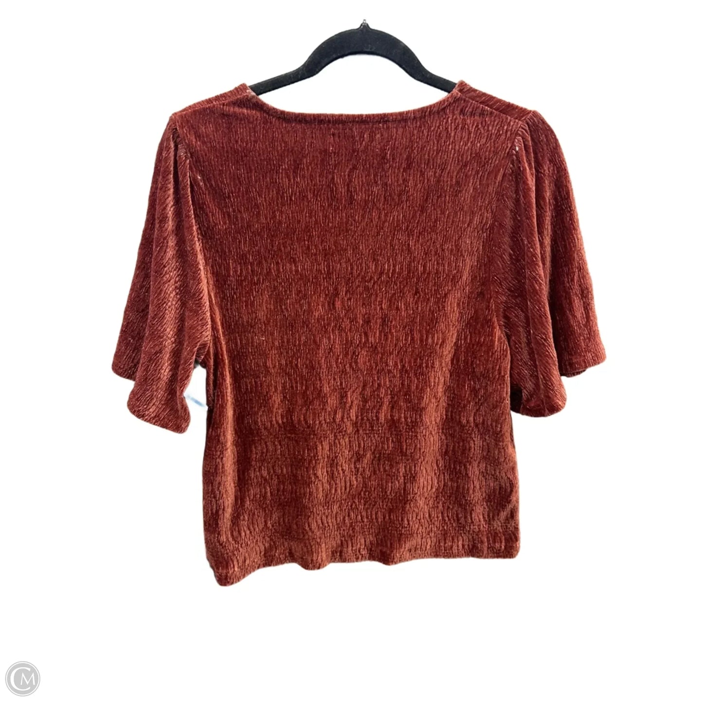 Top Short Sleeve By Madewell In Orange, Size: S