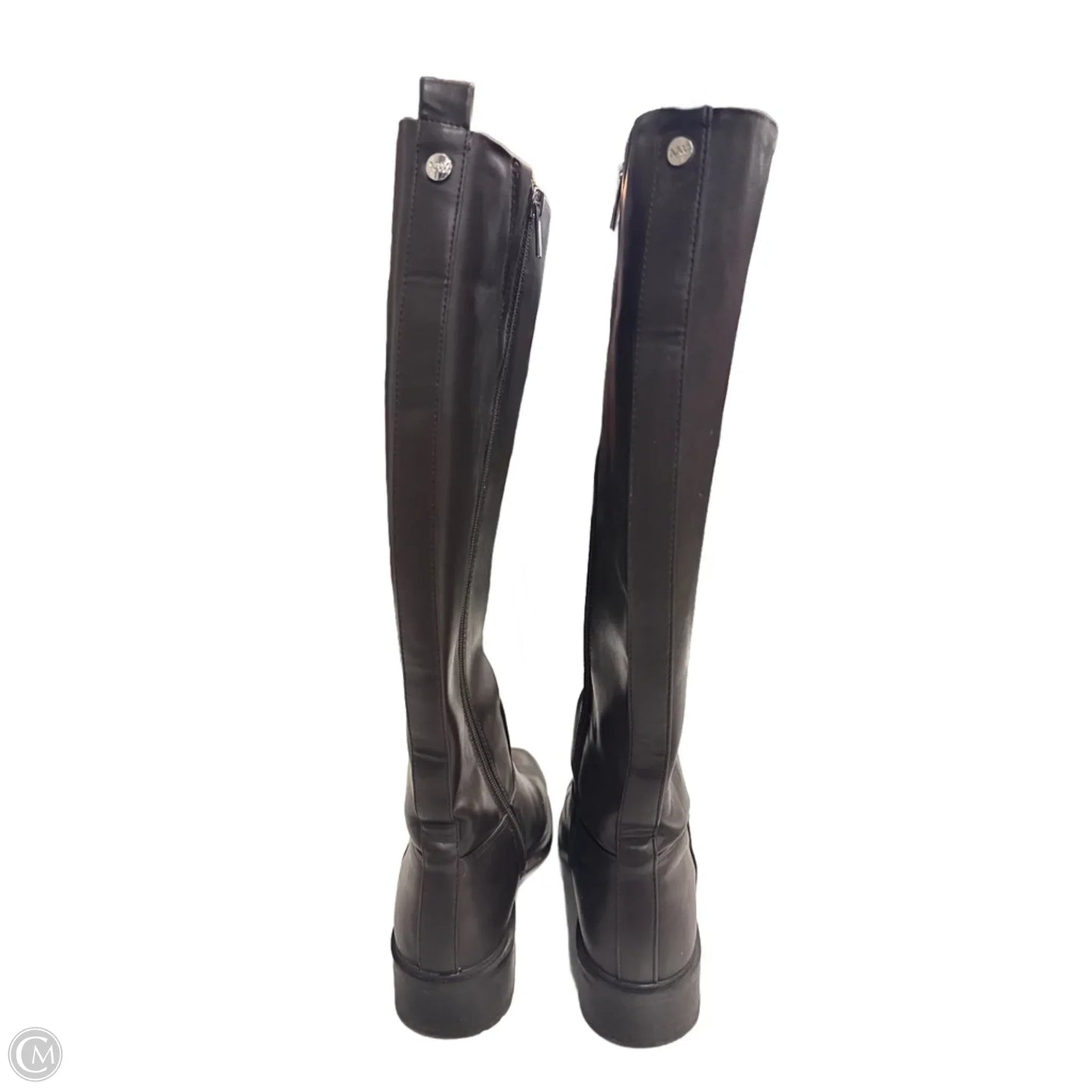 Boots Mid-calf Flats By Nine West In Brown, Size: 7