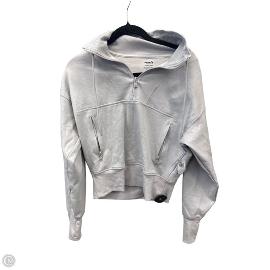 Athletic Sweatshirt Collar By Old Navy In Grey, Size: S