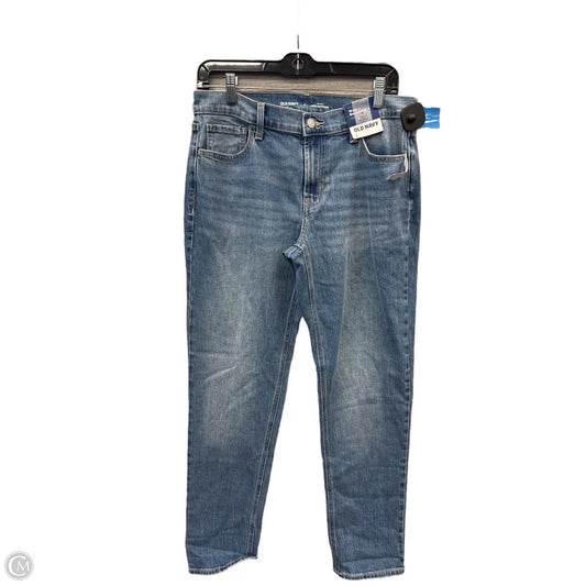 Jeans Boyfriend By Old Navy In Blue Denim, Size: 4