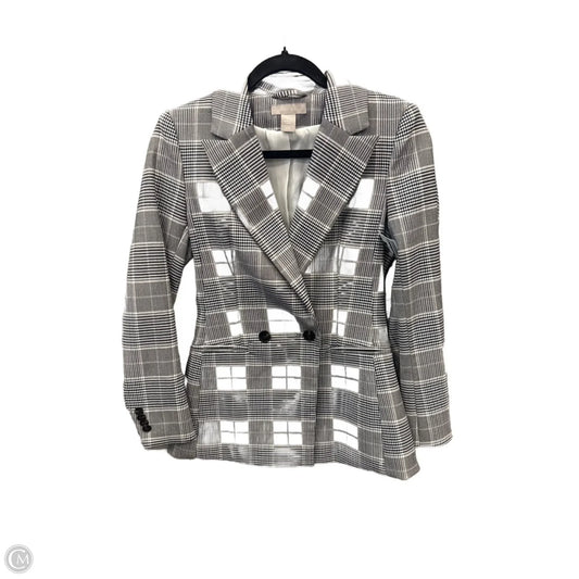 Blazer By H&m In Plaid Pattern, Size: S