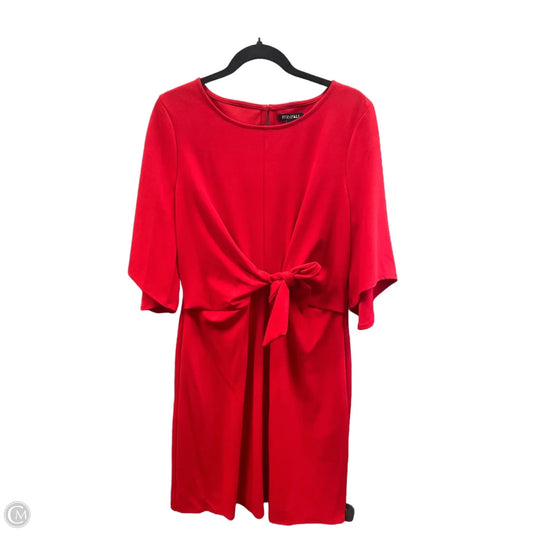 Dress Casual Short By Roz And Ali In Red, Size: L