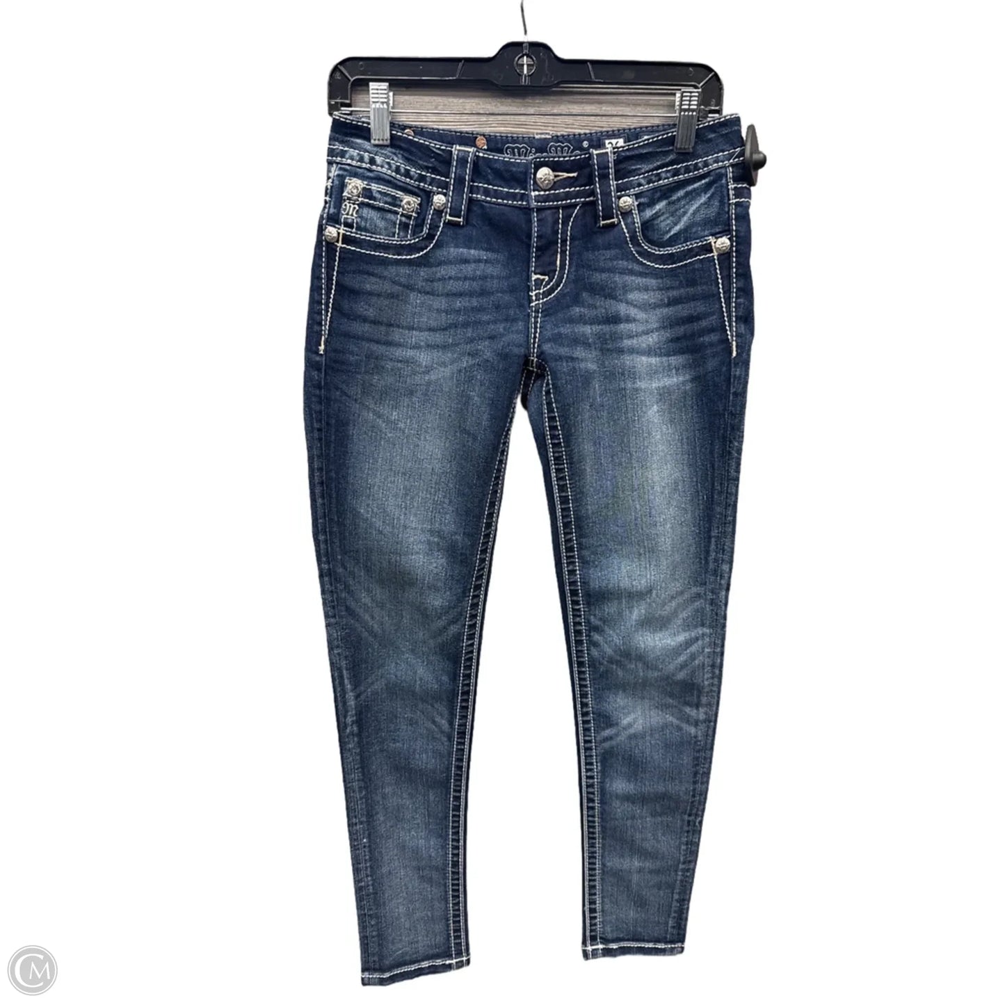 Jeans Skinny By Miss Me In Blue Denim, Size: 2