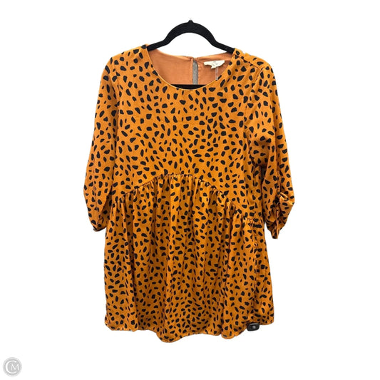 Dress Casual Short By Entro In Animal Print, Size: S