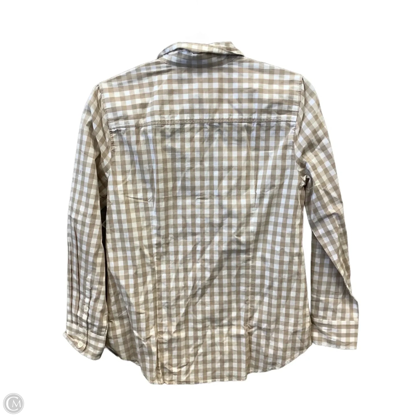Top Long Sleeve By J. Crew In Plaid Pattern, Size: Sp