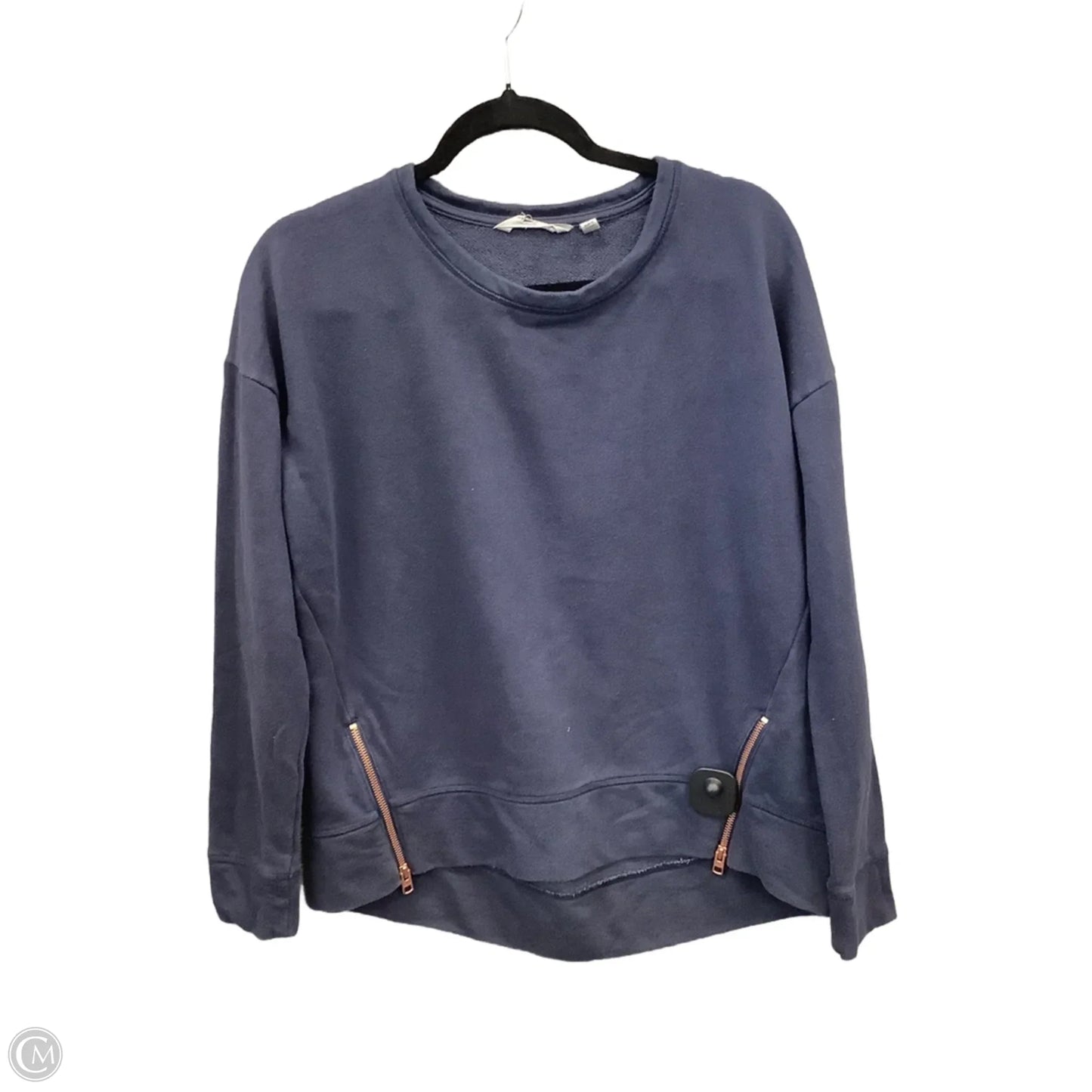 Top Long Sleeve By Clothes Mentor In Navy, Size: S