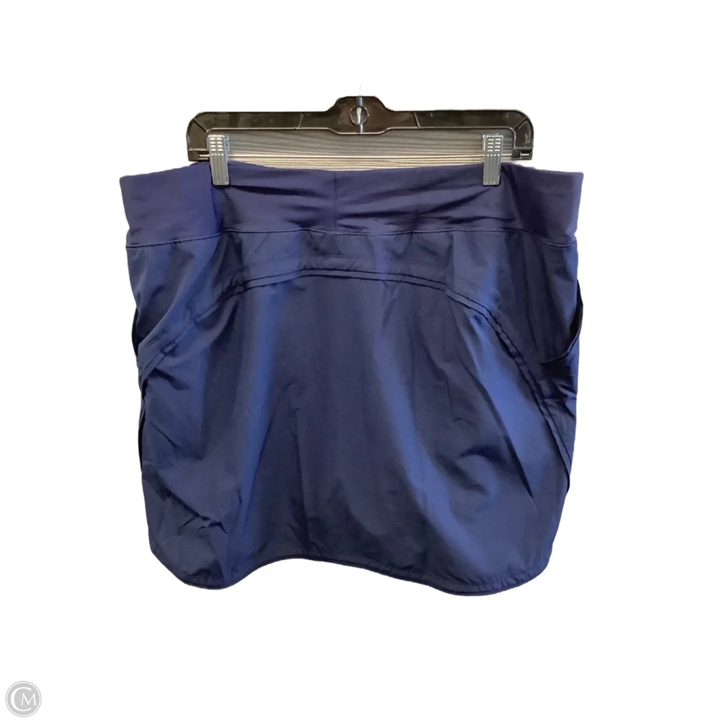 Athletic Skirt By Lands End In Blue, Size: 2x