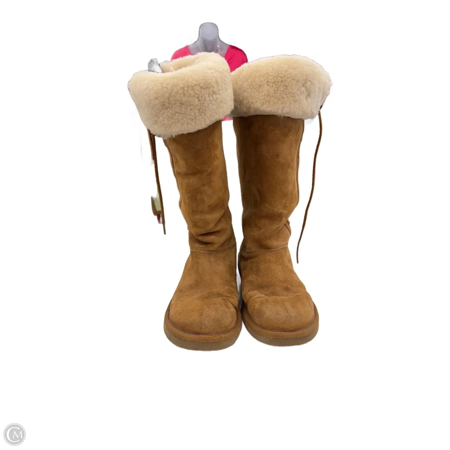 Boots Designer By Ugg In Brown, Size: 7