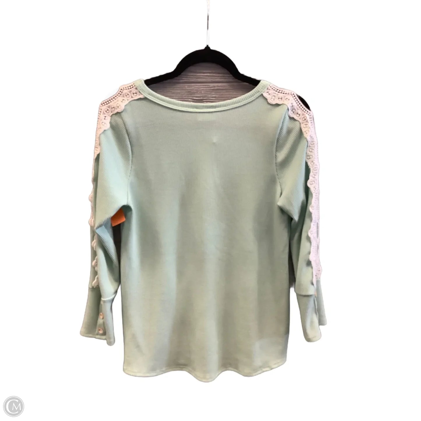 Top Long Sleeve By Lovely Melody In Green, Size: S