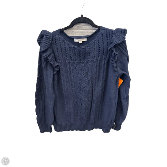 Sweater By Loft In Navy, Size: Xl