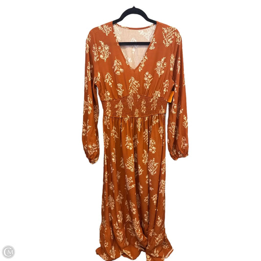 Dress Casual Maxi By Cupshe In Brown, Size: M