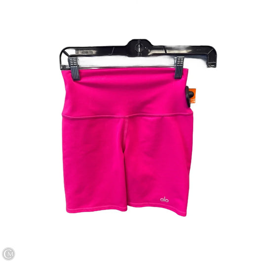 Athletic Shorts By Alo In Pink, Size: Xs