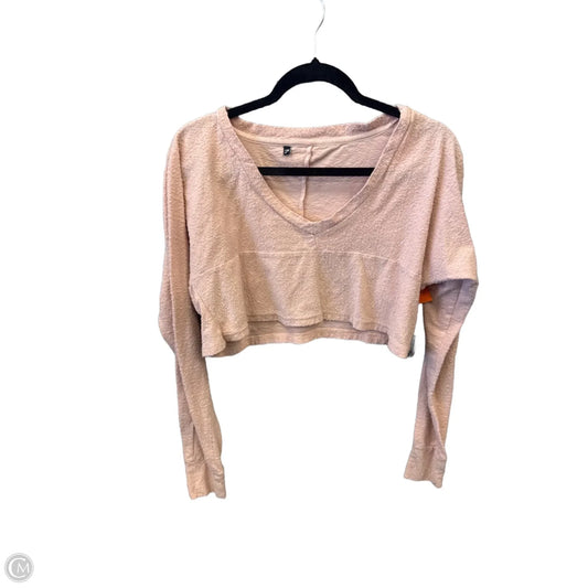 Top Long Sleeve By Gym Shark In Pink, Size: S