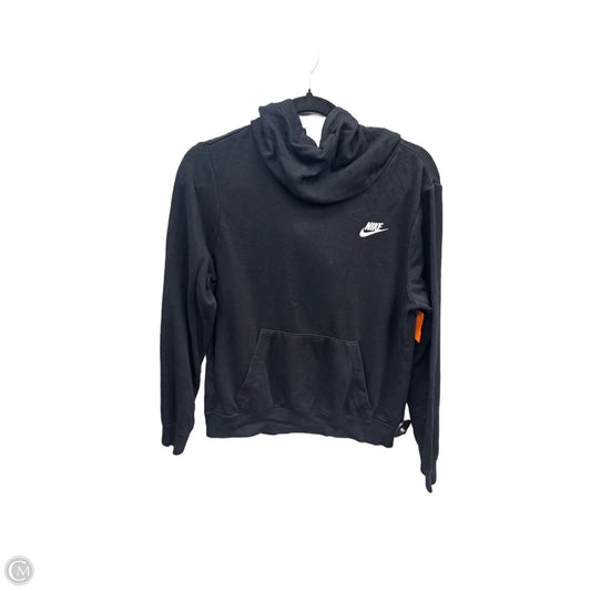 Sweatshirt Hoodie By Nike Apparel In Black, Size: S